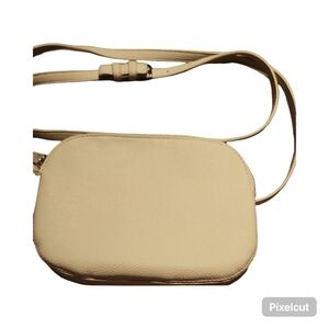 Simons Ivory Textured Shoulder Bag